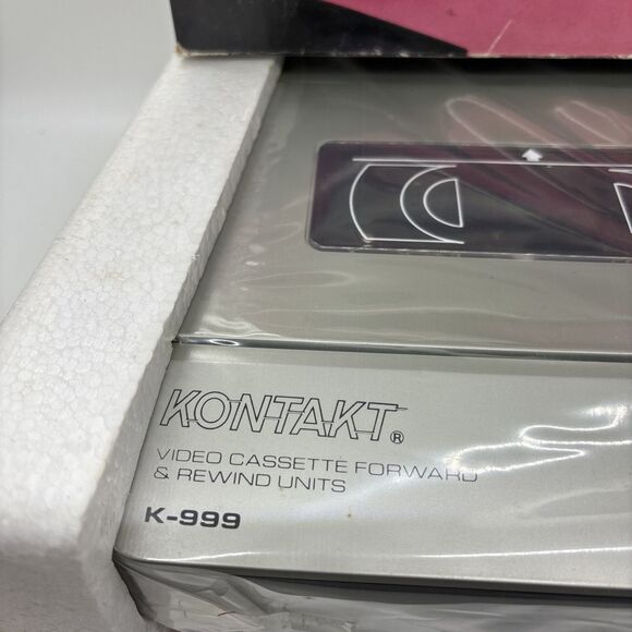 NOS KONTAKT VIDEO CASSETTE REWINDER K-999 Retro BRAND NEW Sealed - Untested - Picture 4 of 10